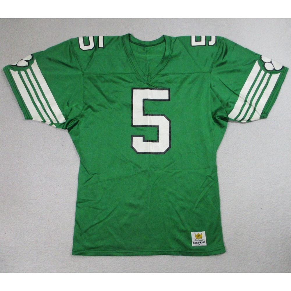 Vintage MacGregor Football Jersey‎ Mens Medium Green 5 MEDINA Sand-Knit M Nylon